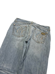 Y2K BOOTCUT WOMEN LOW WAIST JEANS (670)