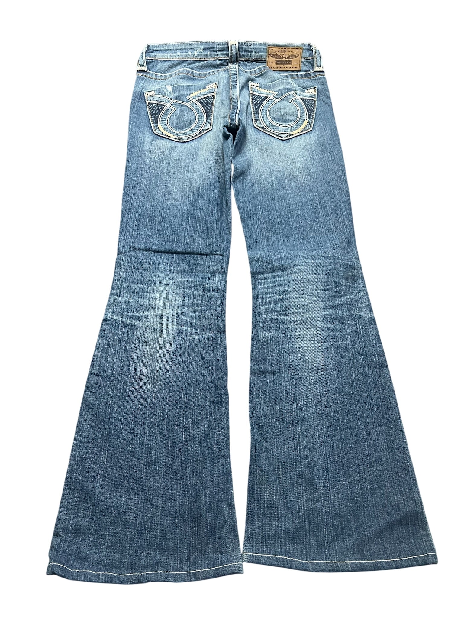 Y2K BOOTCUT WOMEN LOW WAIST JEANS (672)