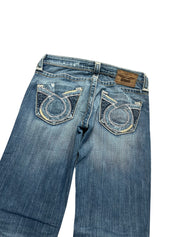 Y2K BOOTCUT WOMEN LOW WAIST JEANS (672)