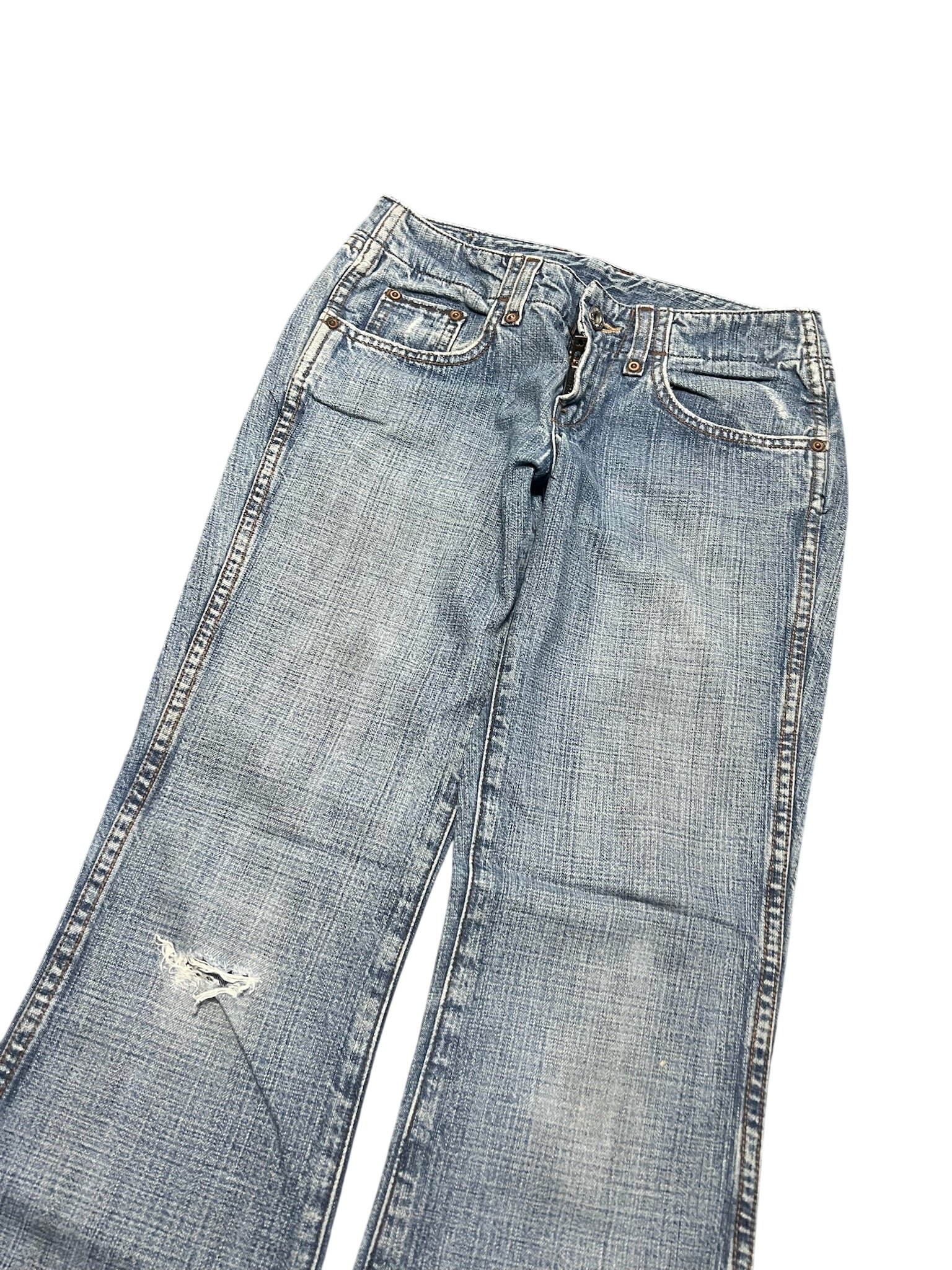 Y2K BOOTCUT WOMEN LOW WAIST JEANS (673)
