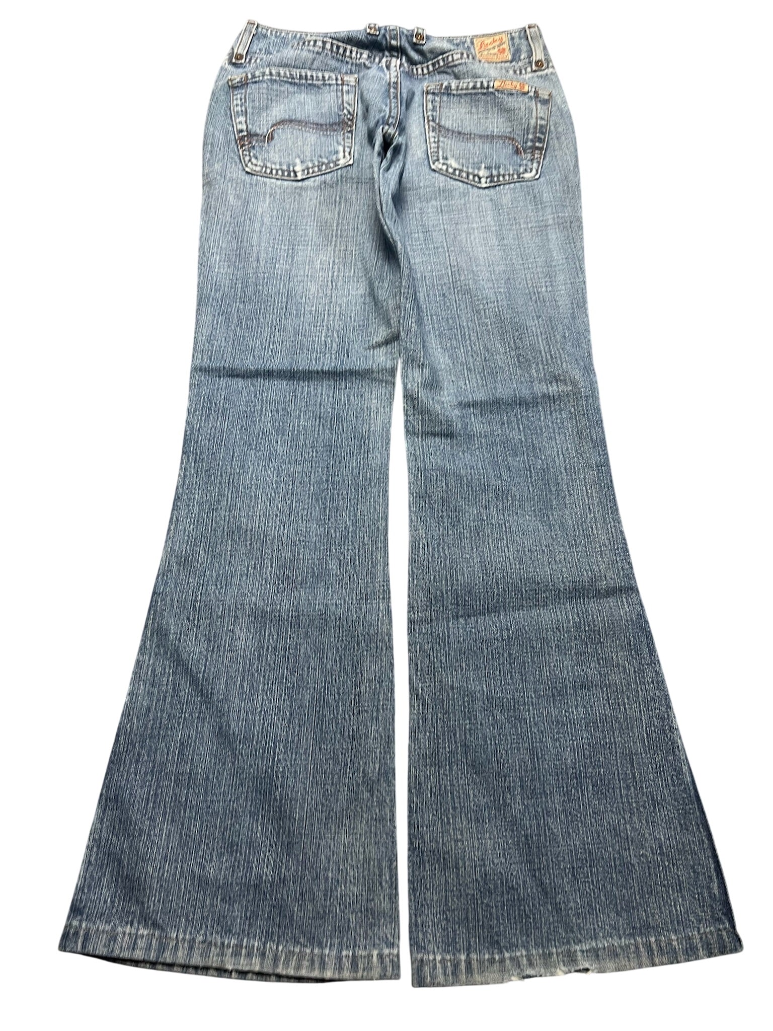 Y2K BOOTCUT WOMEN LOW WAIST JEANS (673)