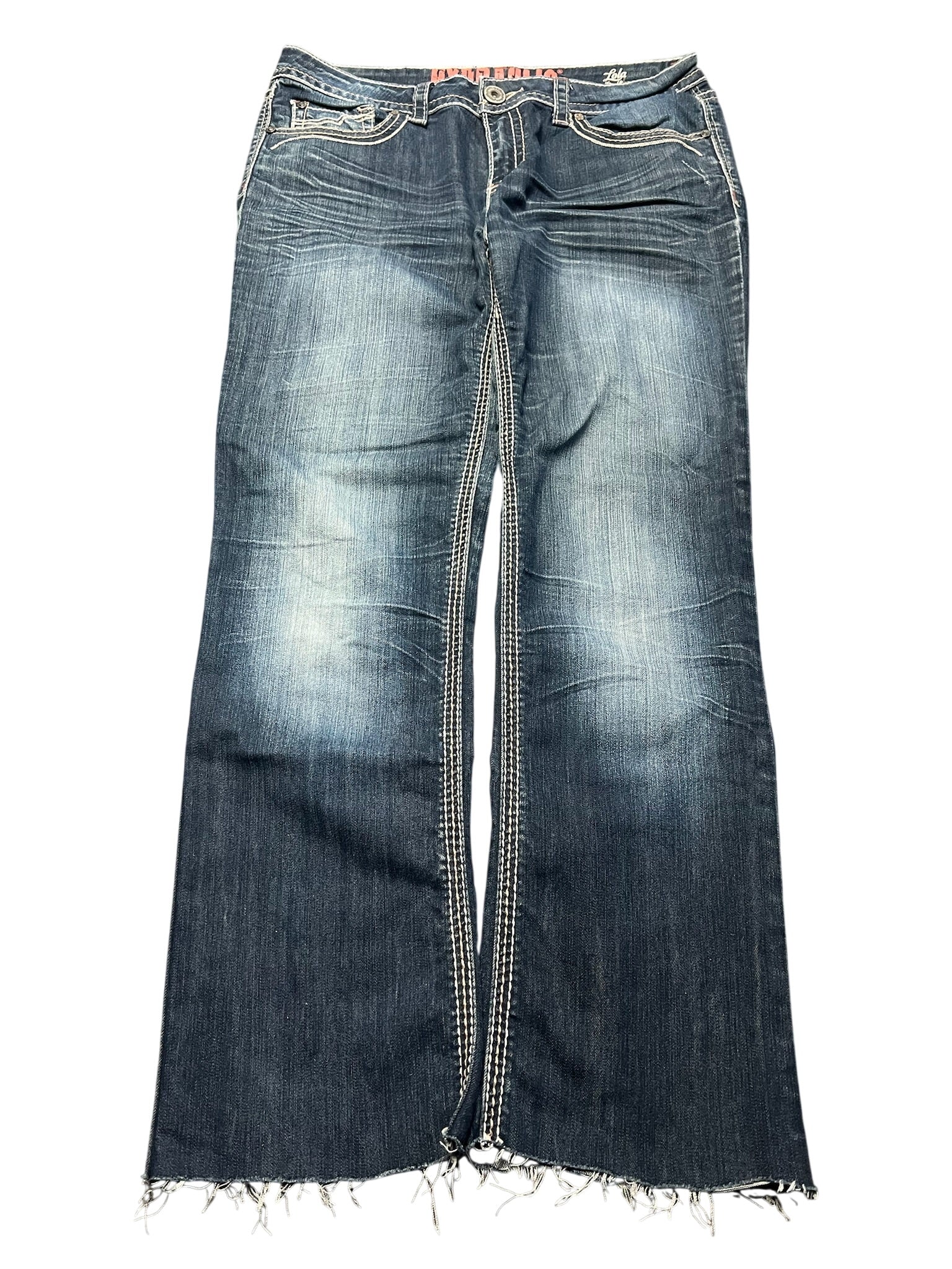 Y2K BOOTCUT WOMEN LOW WAIST JEANS (674)