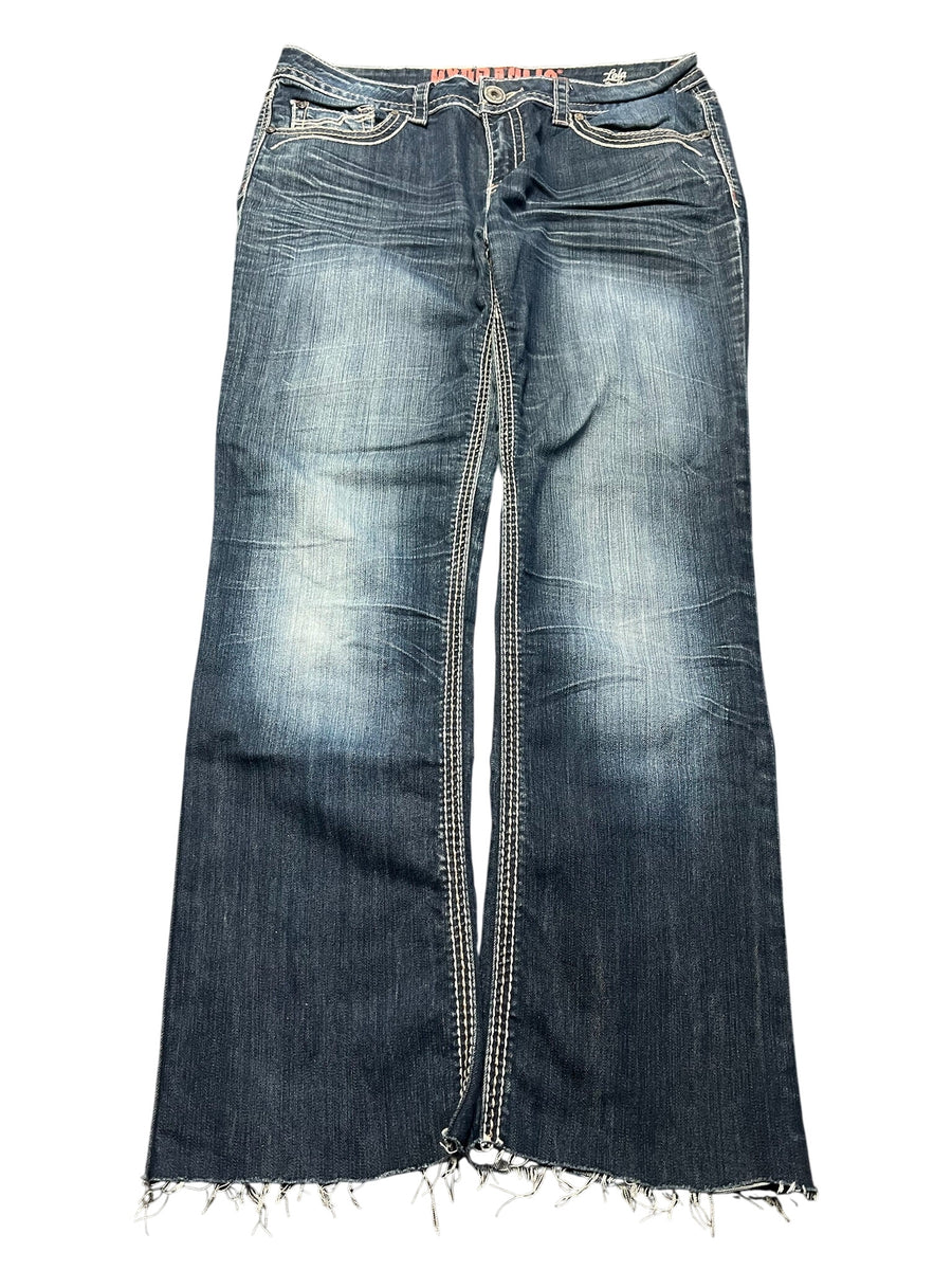 Y2K BOOTCUT WOMEN LOW WAIST JEANS (674)