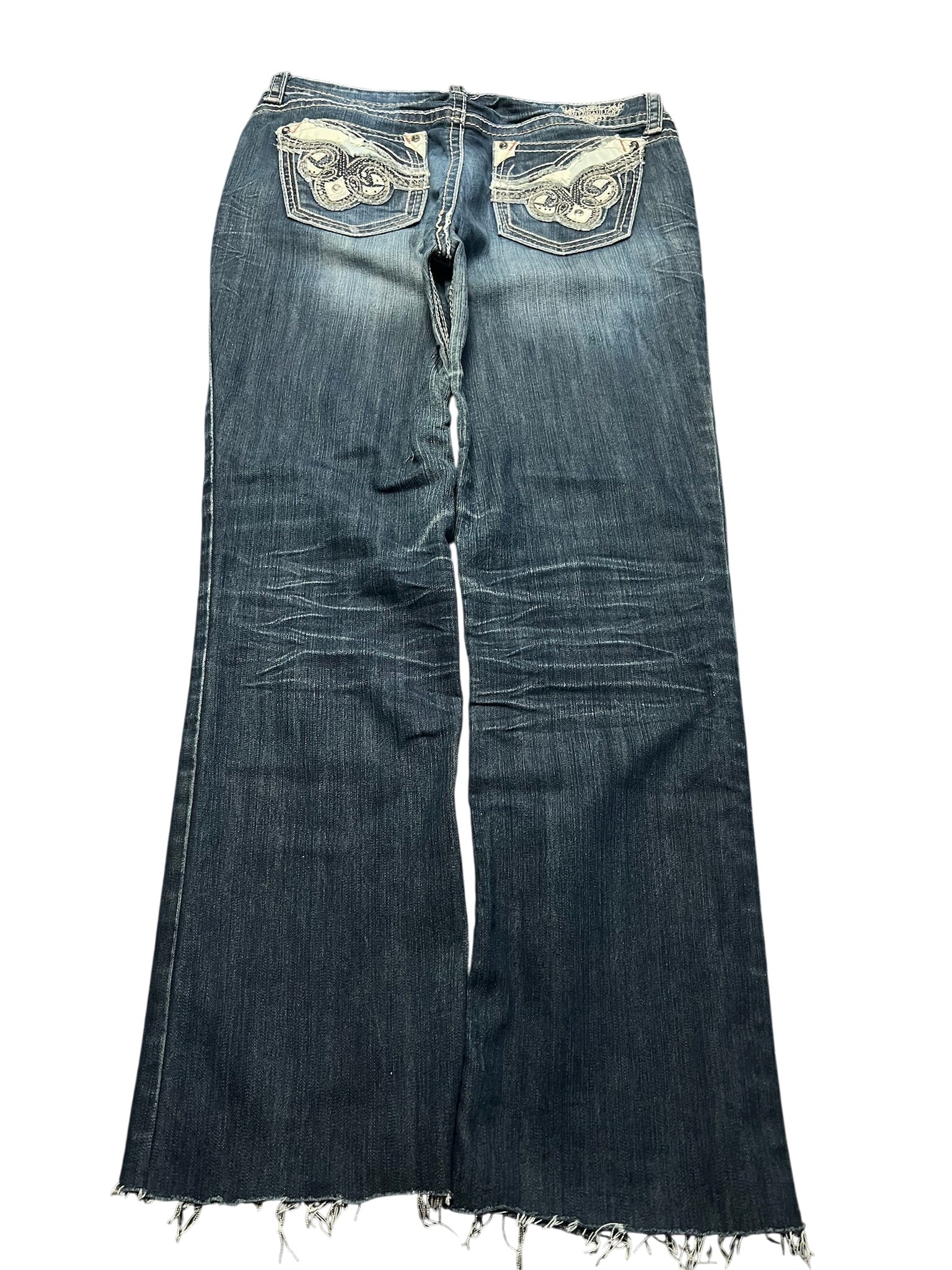 Y2K BOOTCUT WOMEN LOW WAIST JEANS (674)