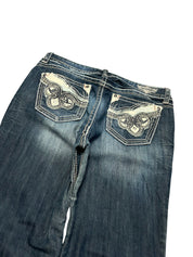 Y2K BOOTCUT WOMEN LOW WAIST JEANS (674)
