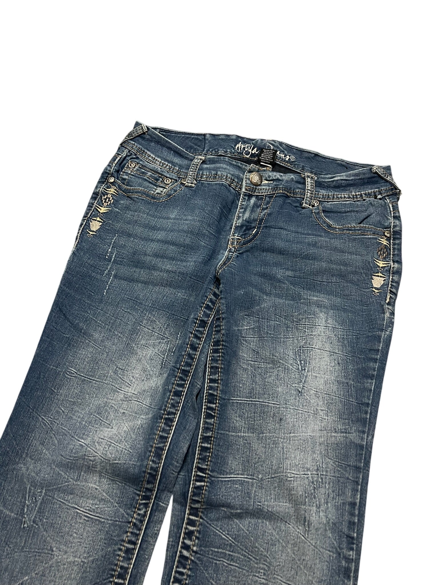Y2K BOOTCUT WOMEN LOW WAIST JEANS (677)