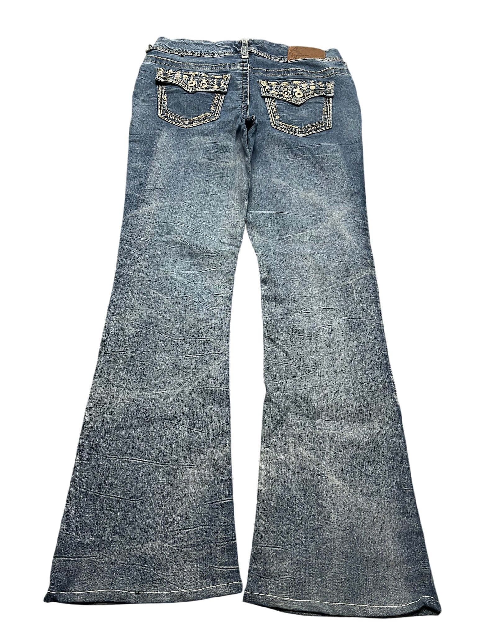 Y2K BOOTCUT WOMEN LOW WAIST JEANS (677)