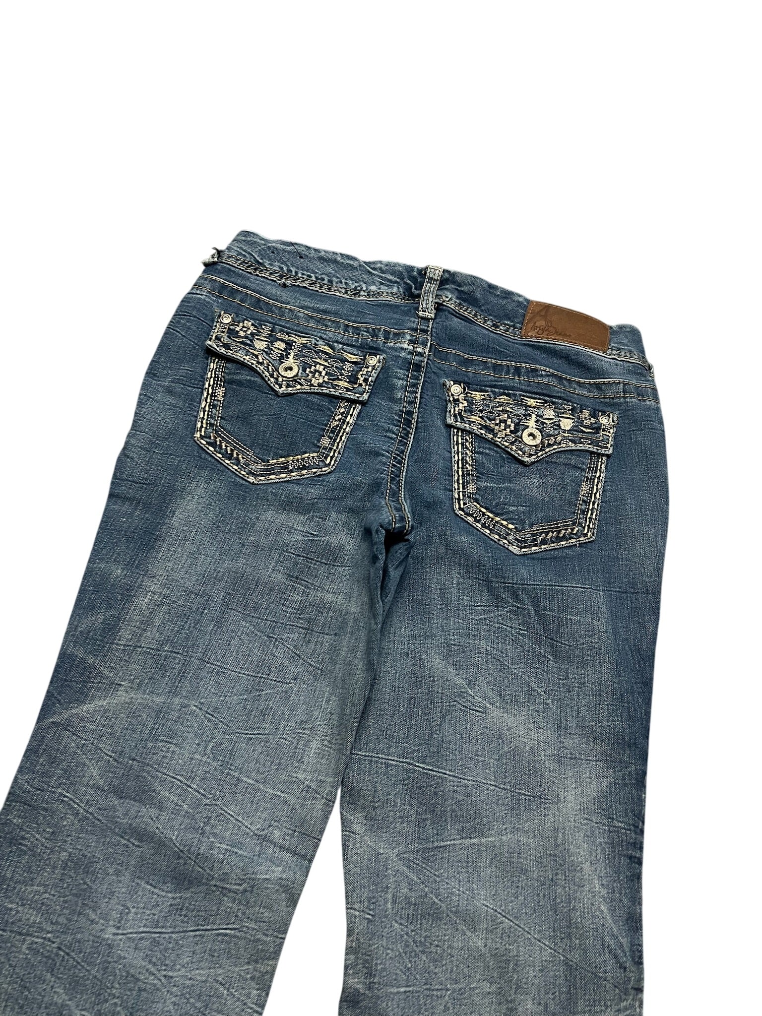 Y2K BOOTCUT WOMEN LOW WAIST JEANS (677)