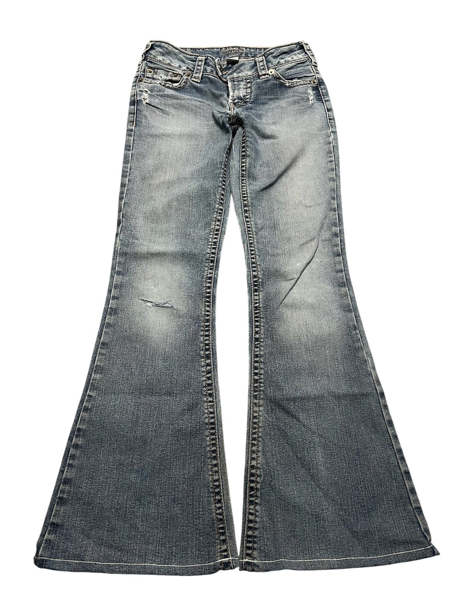 Y2K BOOTCUT WOMEN LOW WAIST JEANS (678)