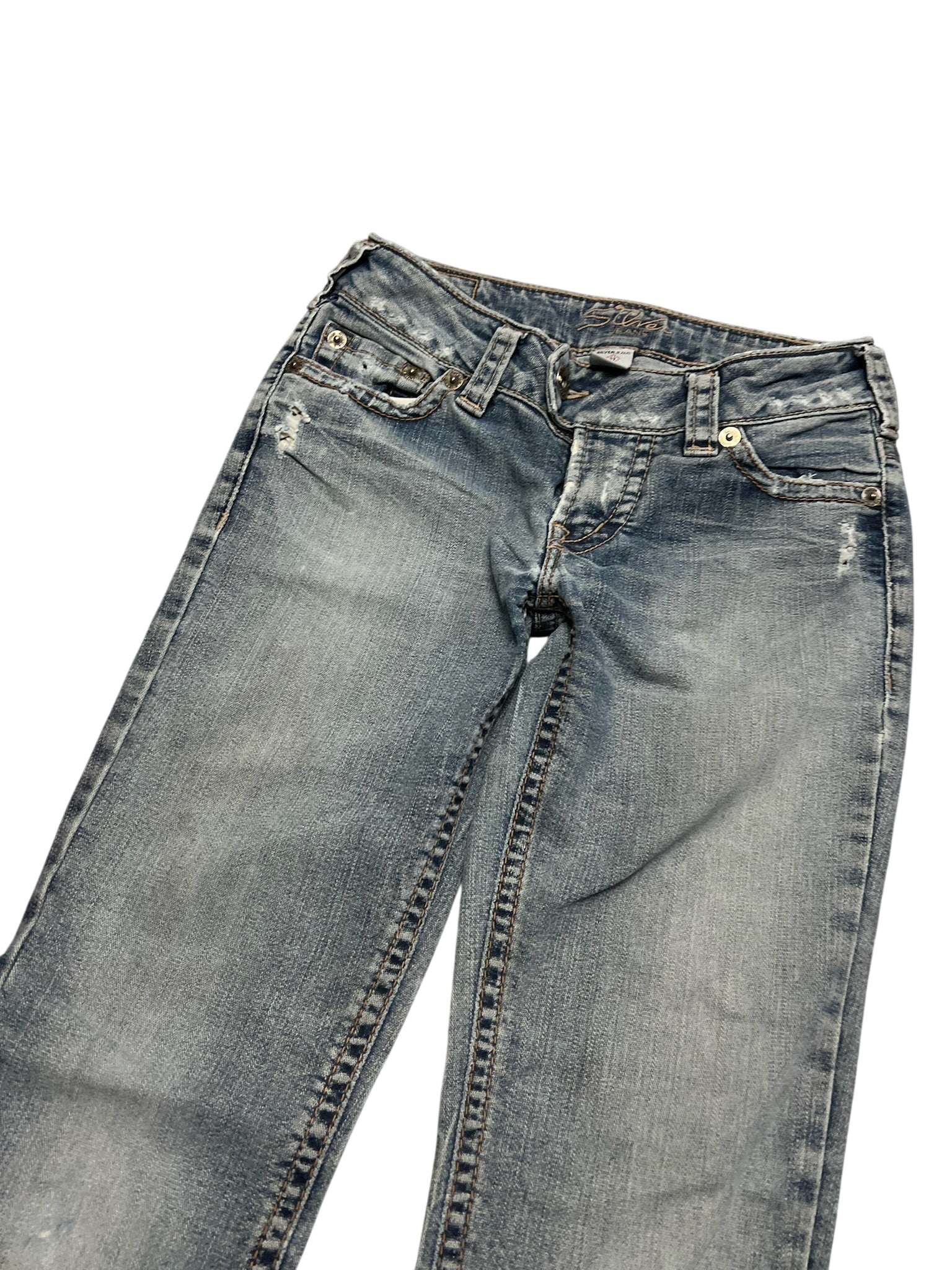 Y2K BOOTCUT WOMEN LOW WAIST JEANS (678)