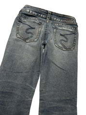 Y2K BOOTCUT WOMEN LOW WAIST JEANS (678)