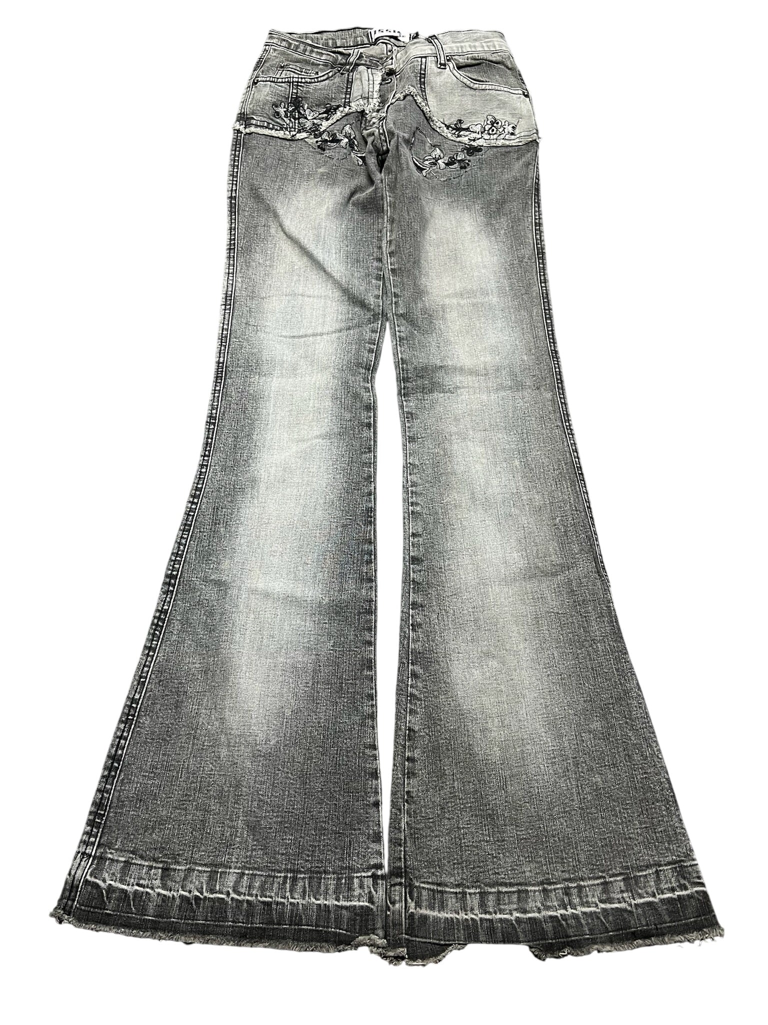 Y2K BOOTCUT WOMEN LOW WAIST JEANS (679)