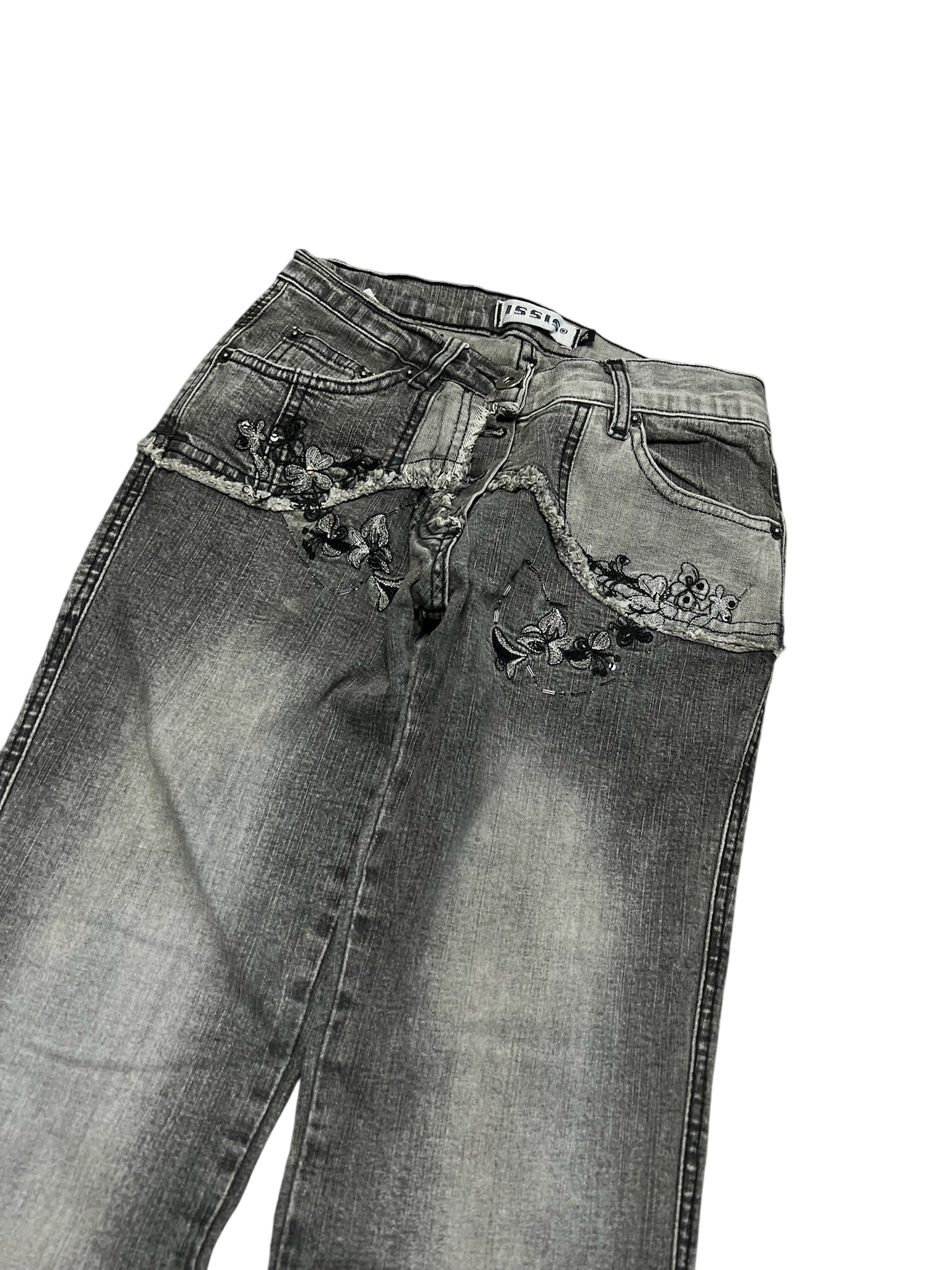 Y2K BOOTCUT WOMEN LOW WAIST JEANS (679)