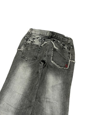 Y2K BOOTCUT WOMEN LOW WAIST JEANS (679)