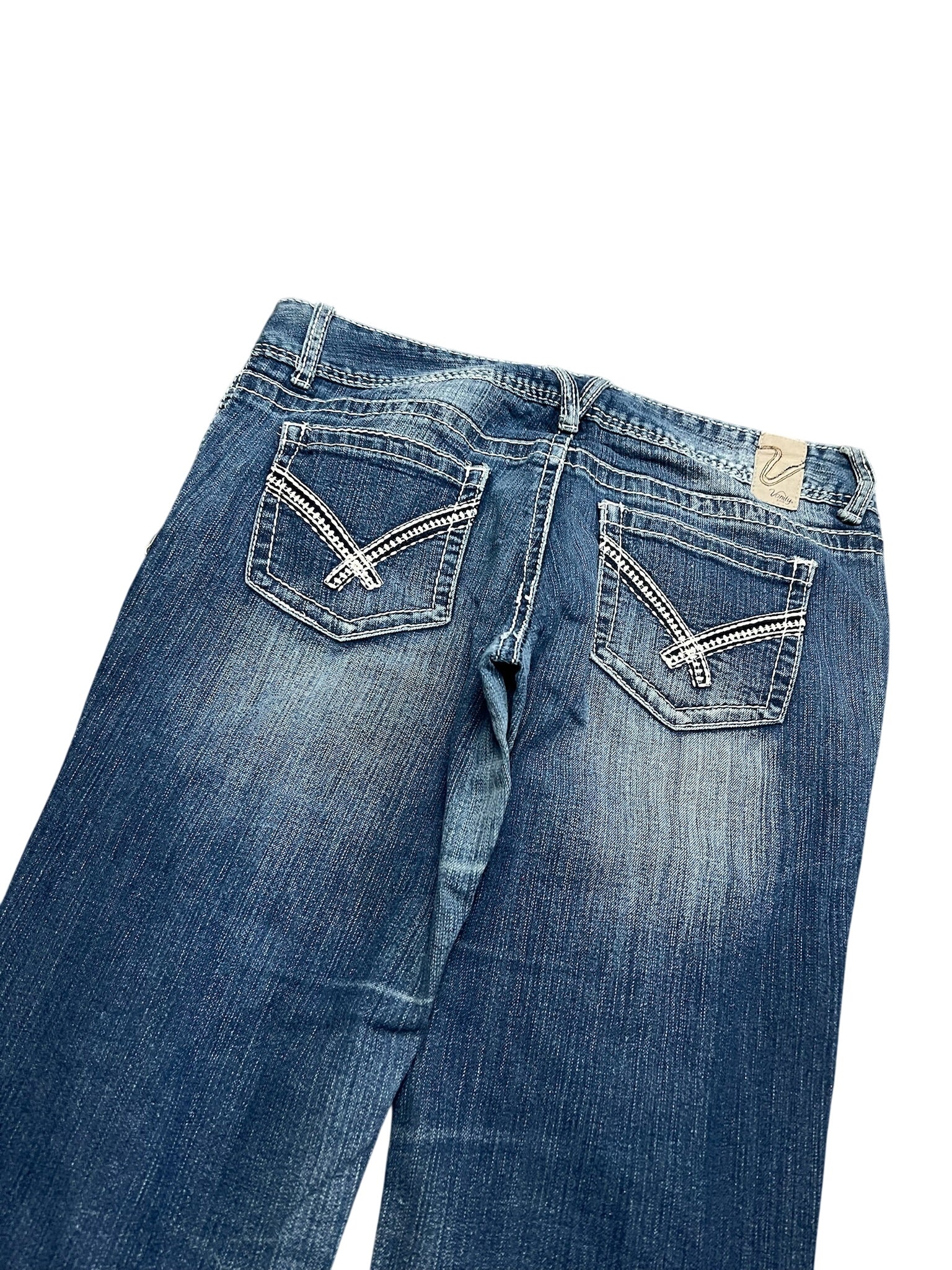 Y2K BOOTCUT WOMEN LOW WAIST JEANS (460)