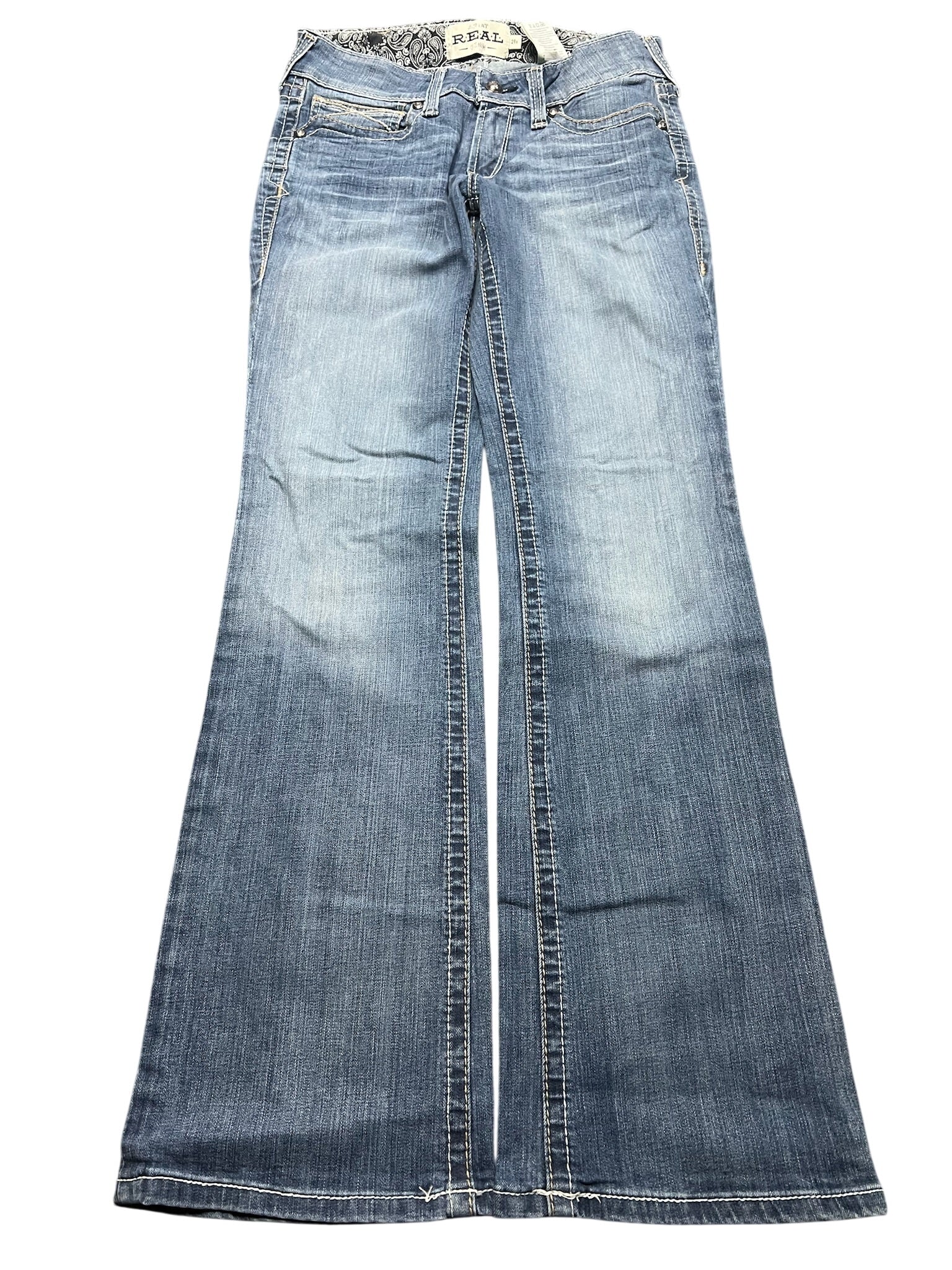 Y2K BOOTCUT WOMEN LOW WAIST JEANS (462)