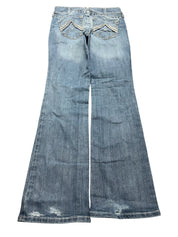 Y2K BOOTCUT WOMEN LOW WAIST JEANS (462)