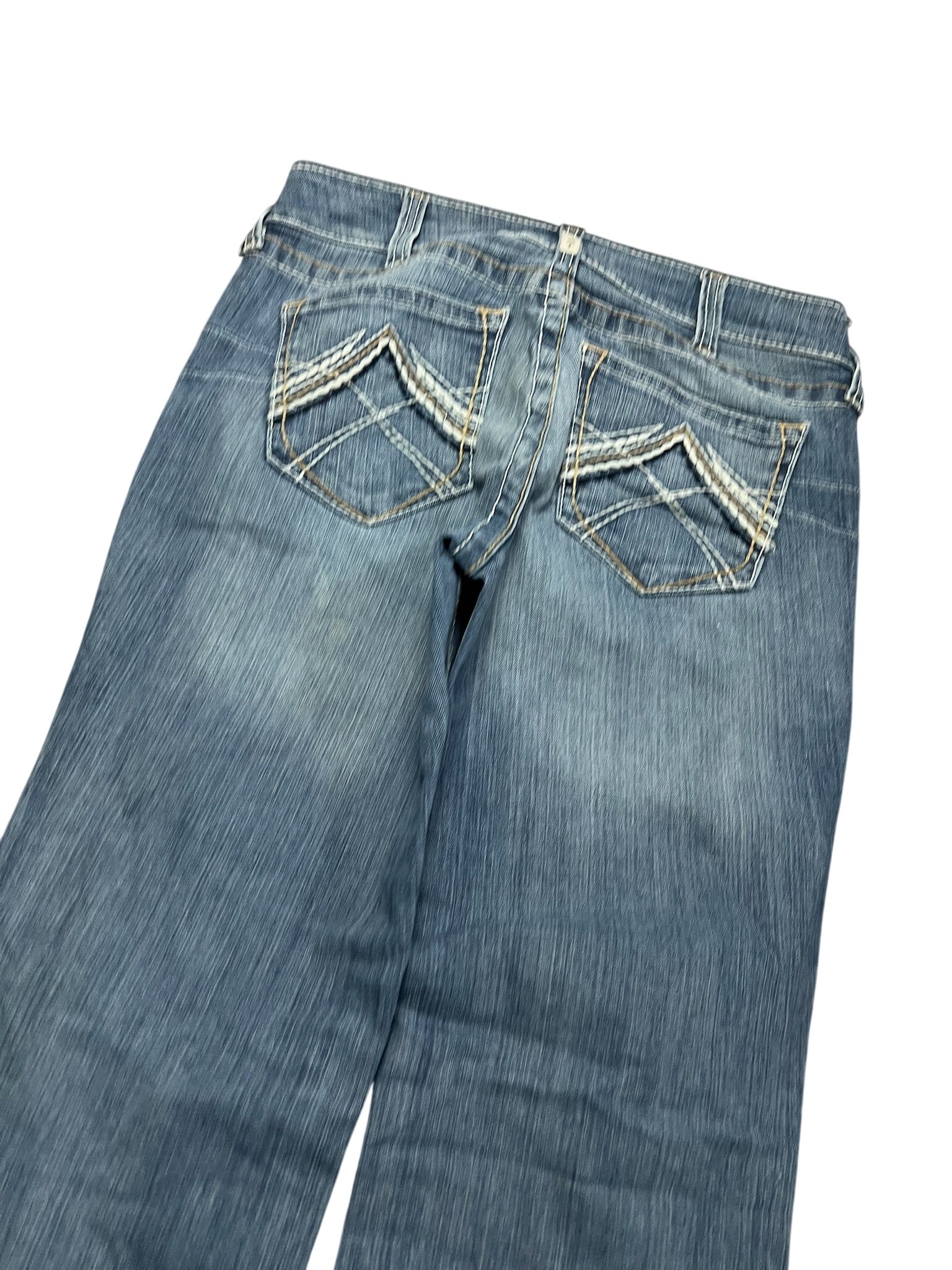 Y2K BOOTCUT WOMEN LOW WAIST JEANS (462)
