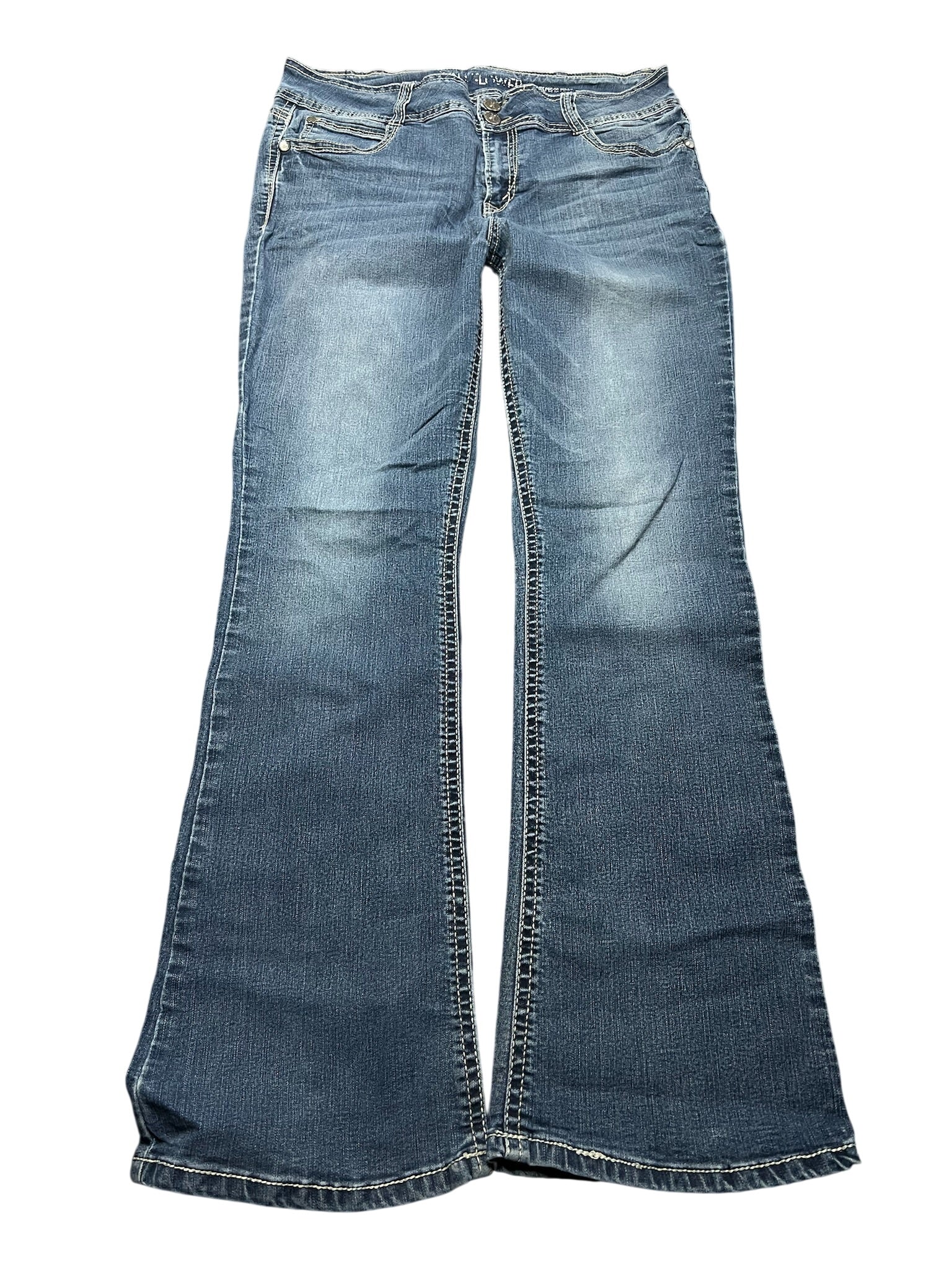 Y2K BOOTCUT WOMEN LOW WAIST JEANS (463)