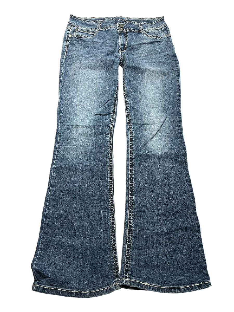 Y2K BOOTCUT WOMEN LOW WAIST JEANS (463)