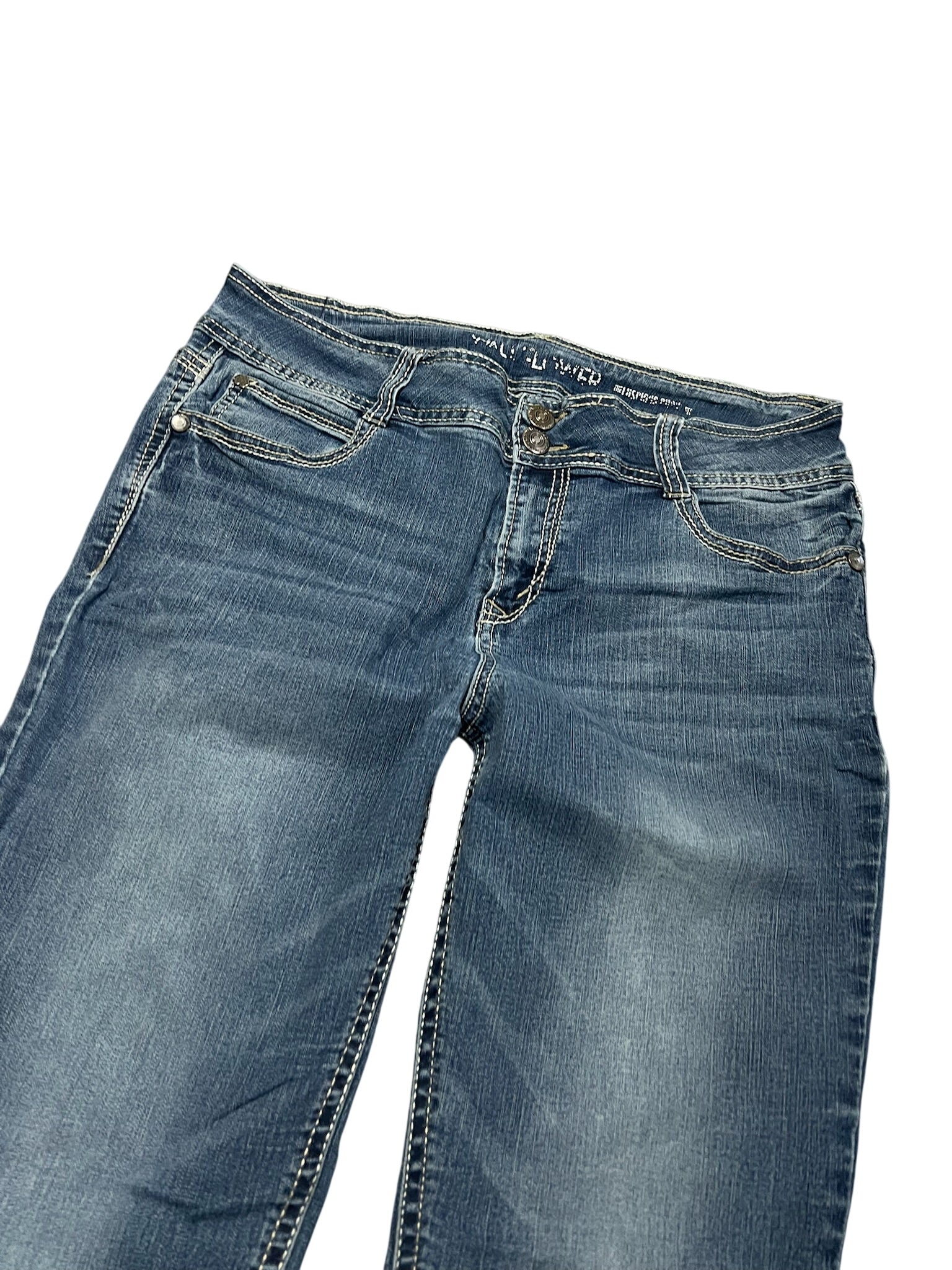 Y2K BOOTCUT WOMEN LOW WAIST JEANS (463)