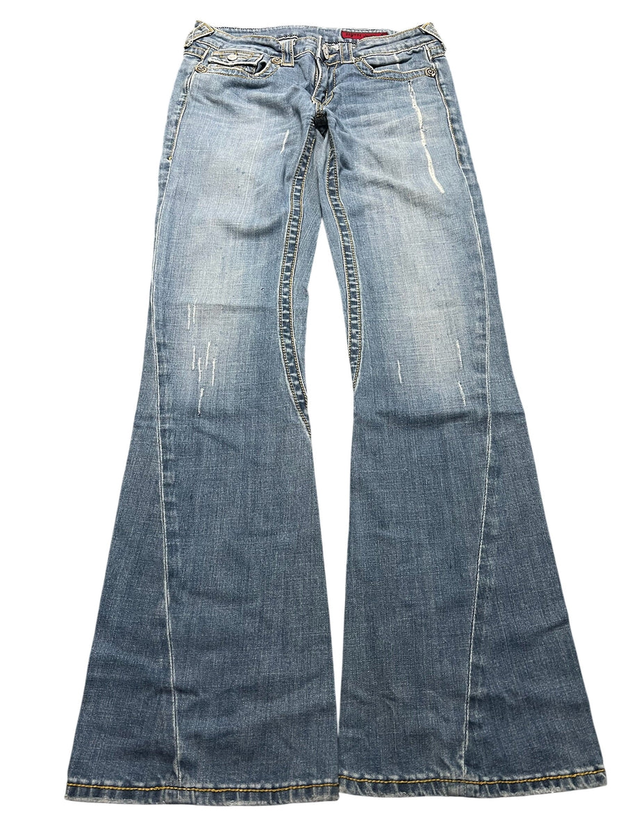 Y2K BOOTCUT WOMEN LOW WAIST JEANS (464)