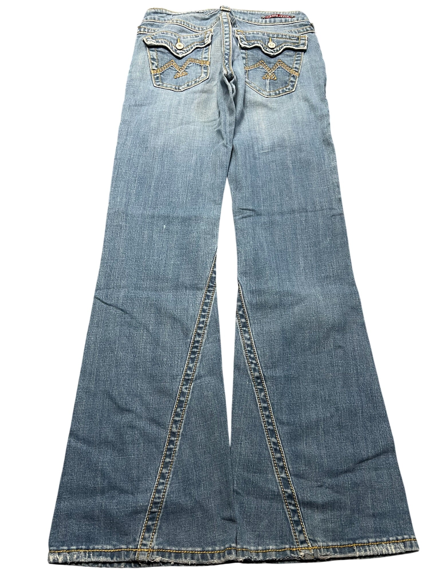 Y2K BOOTCUT WOMEN LOW WAIST JEANS (464)