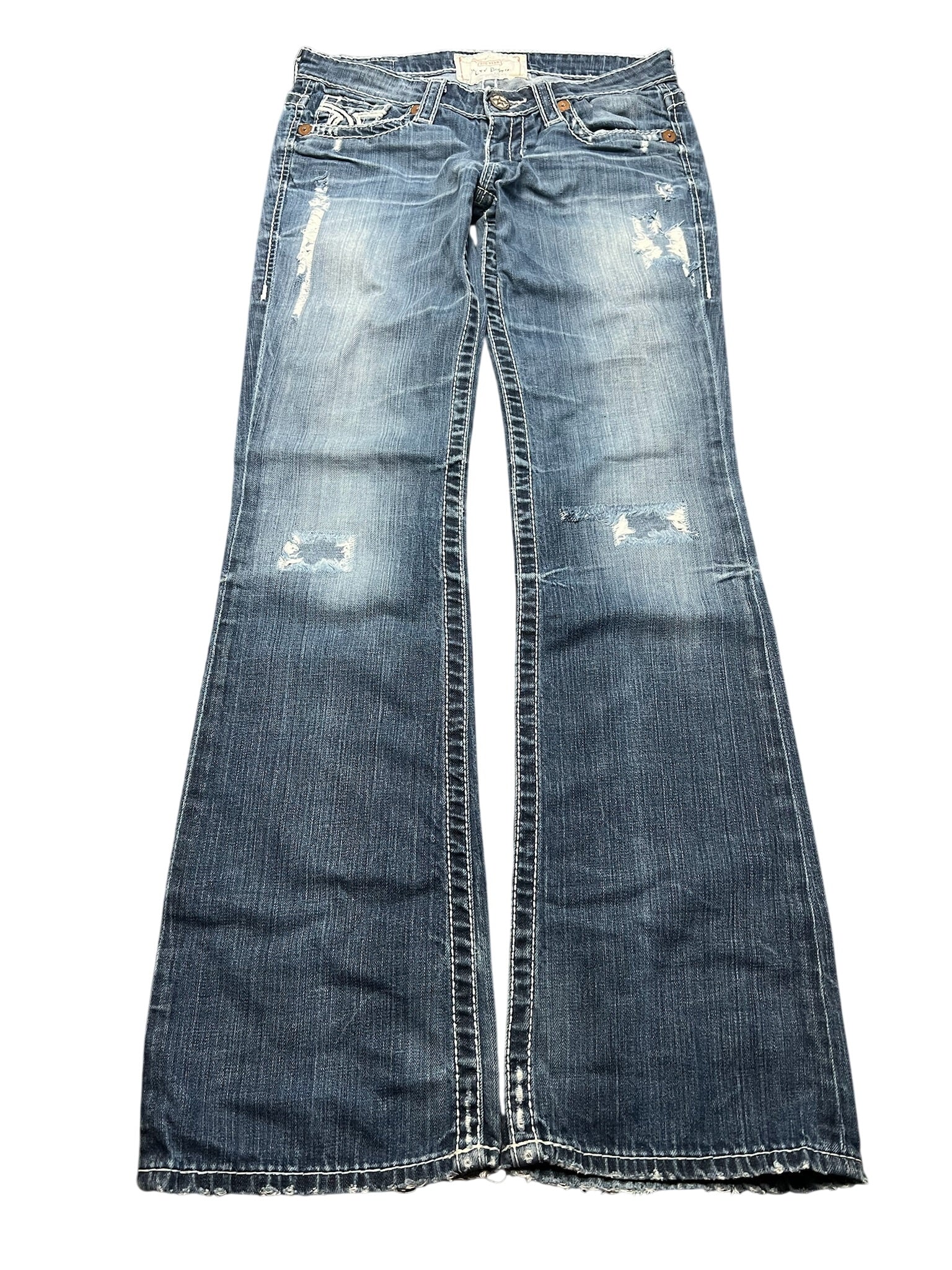 Y2K BOOTCUT WOMEN LOW WAIST JEANS (465)