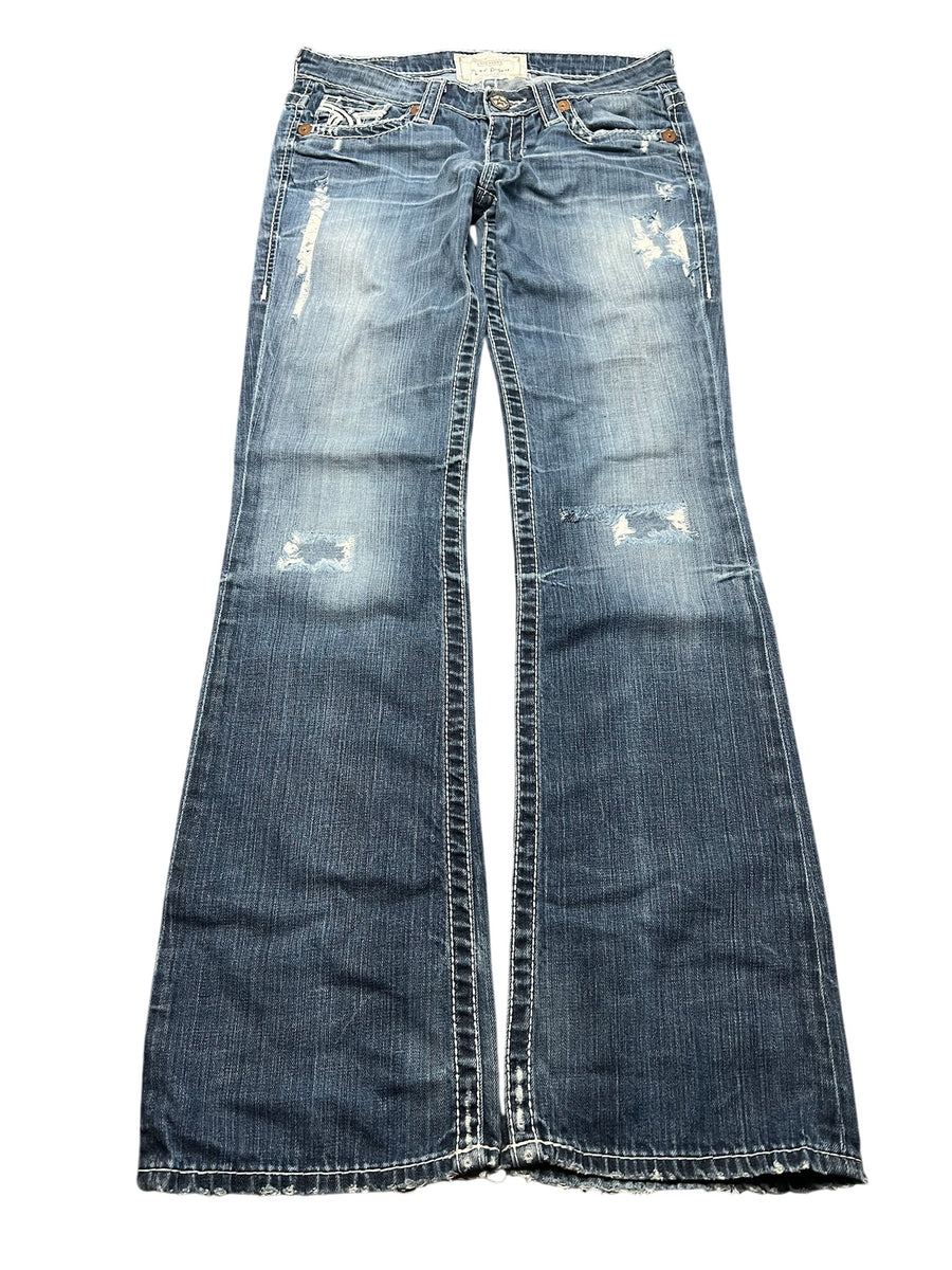 Y2K BOOTCUT WOMEN LOW WAIST JEANS (465)
