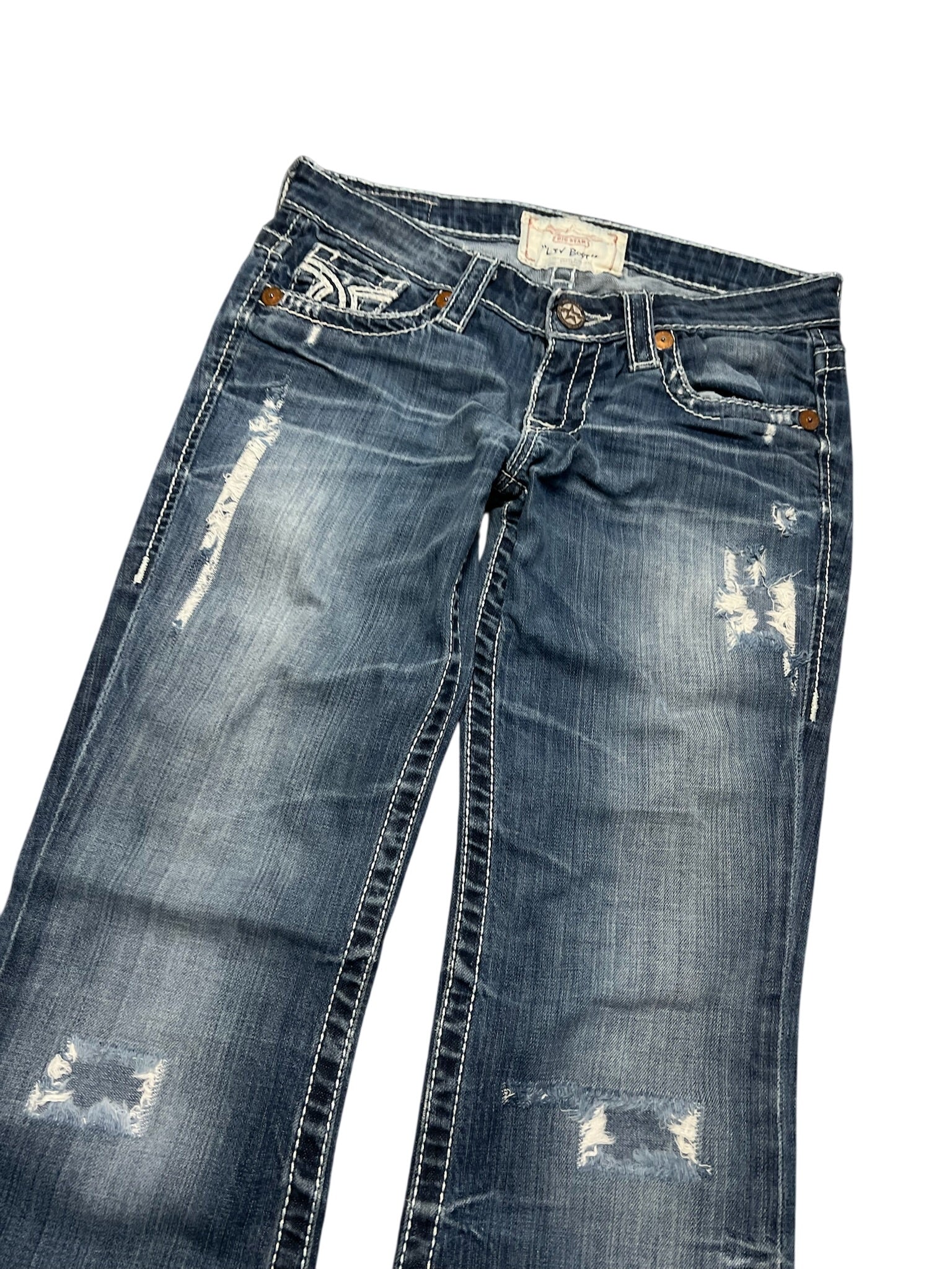 Y2K BOOTCUT WOMEN LOW WAIST JEANS (465)