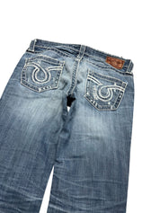 Y2K BOOTCUT WOMEN LOW WAIST JEANS (465)