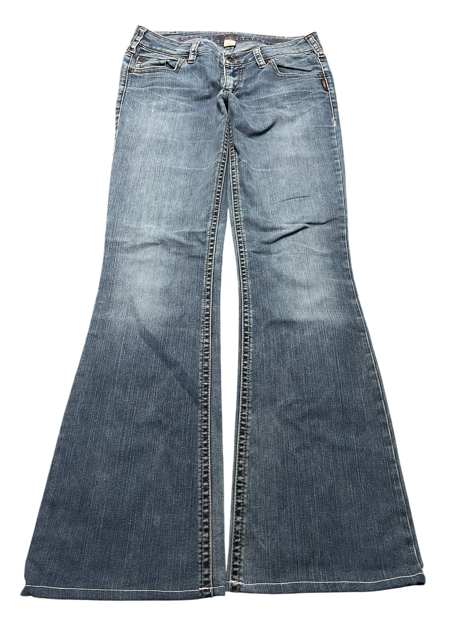 Y2K BOOTCUT WOMEN LOW WAIST JEANS (466)