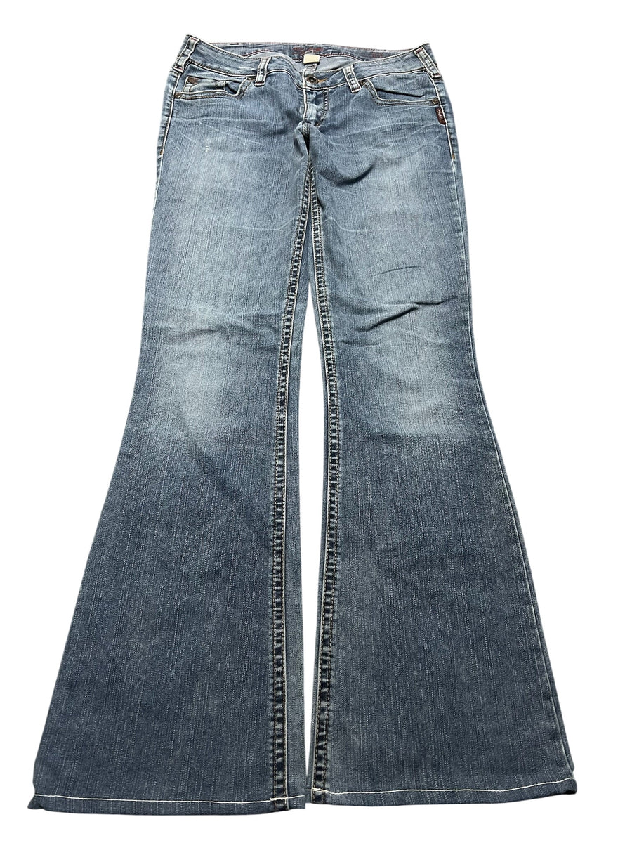 Y2K BOOTCUT WOMEN LOW WAIST JEANS (466)