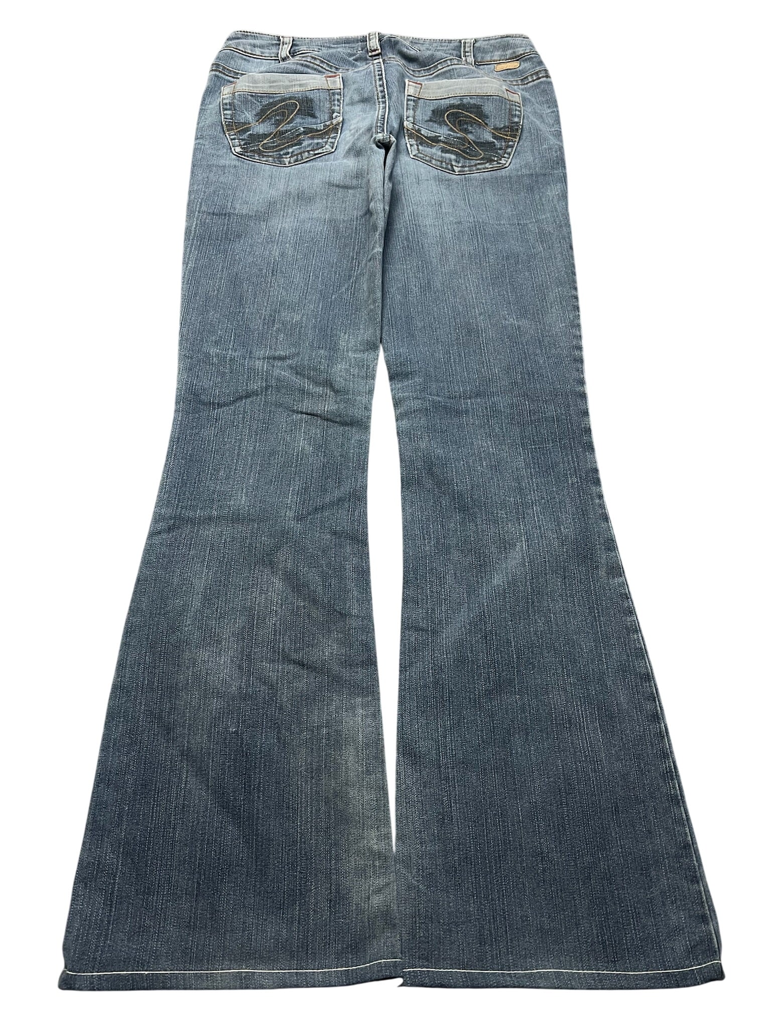 Y2K BOOTCUT WOMEN LOW WAIST JEANS (466)