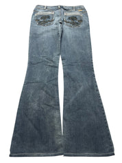 Y2K BOOTCUT WOMEN LOW WAIST JEANS (466)