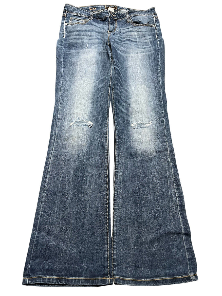 Y2K BOOTCUT WOMEN LOW WAIST JEANS (467)