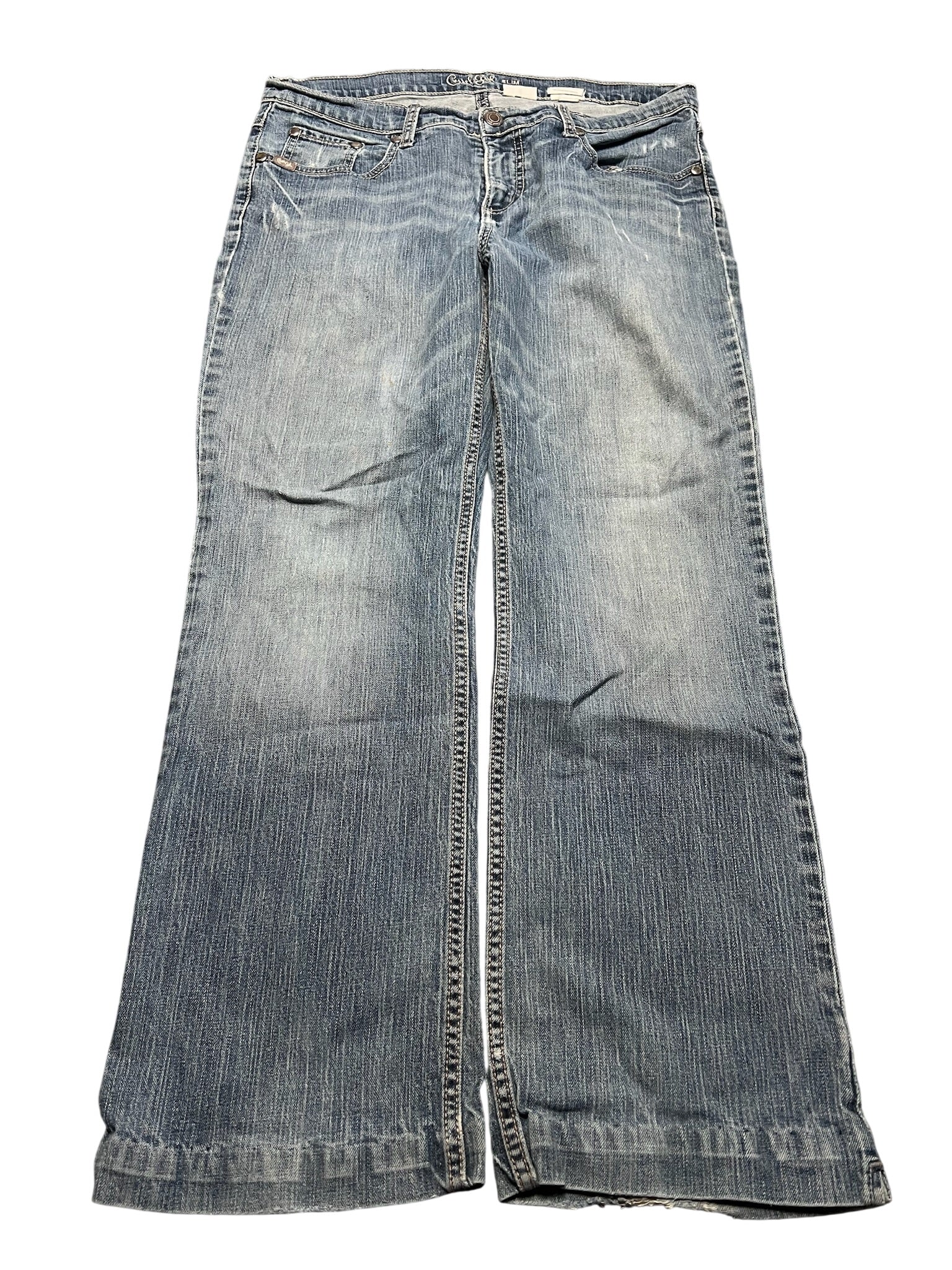 Y2K BOOTCUT WOMEN LOW WAIST JEANS (468)