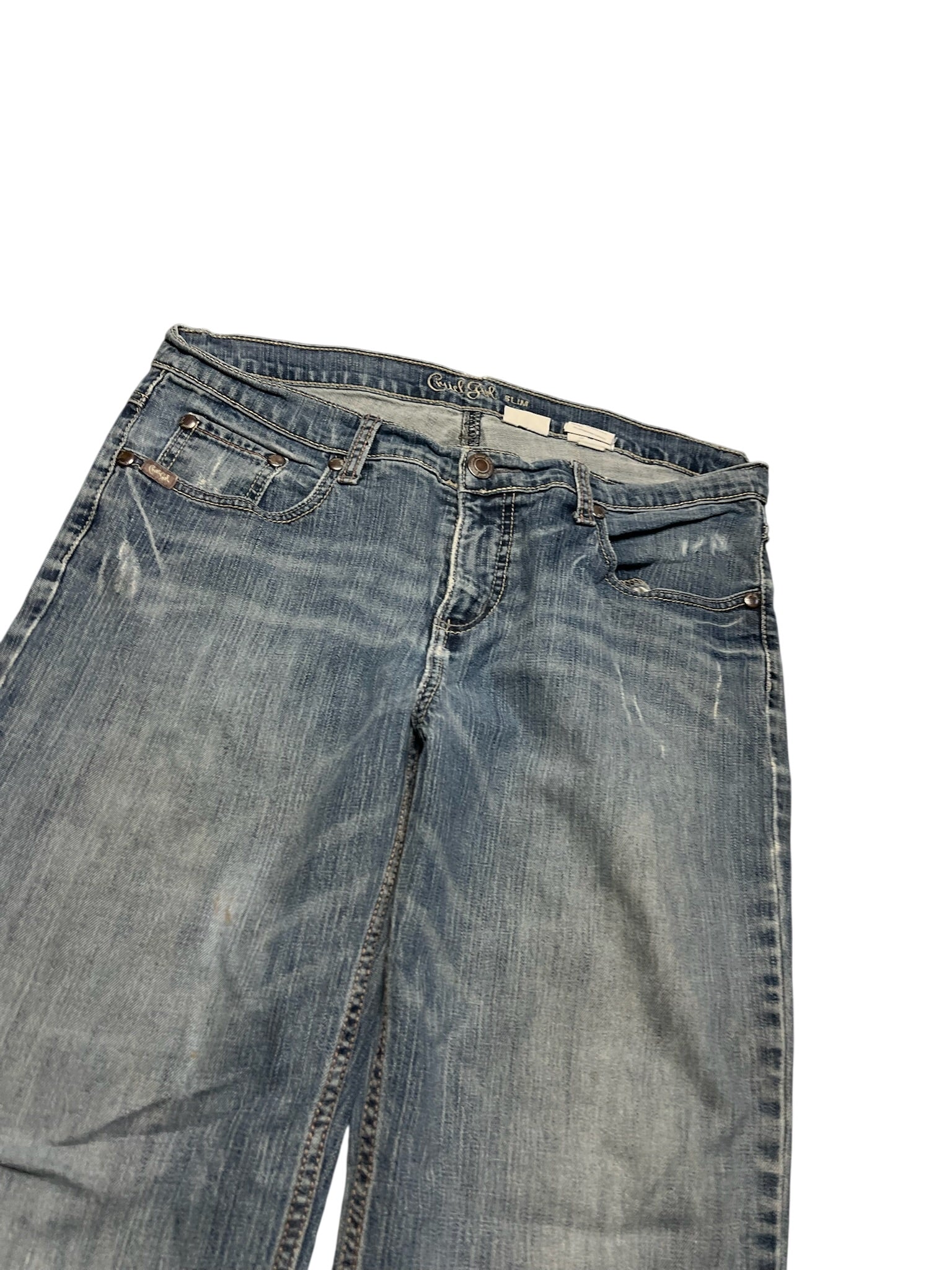 Y2K BOOTCUT WOMEN LOW WAIST JEANS (468)