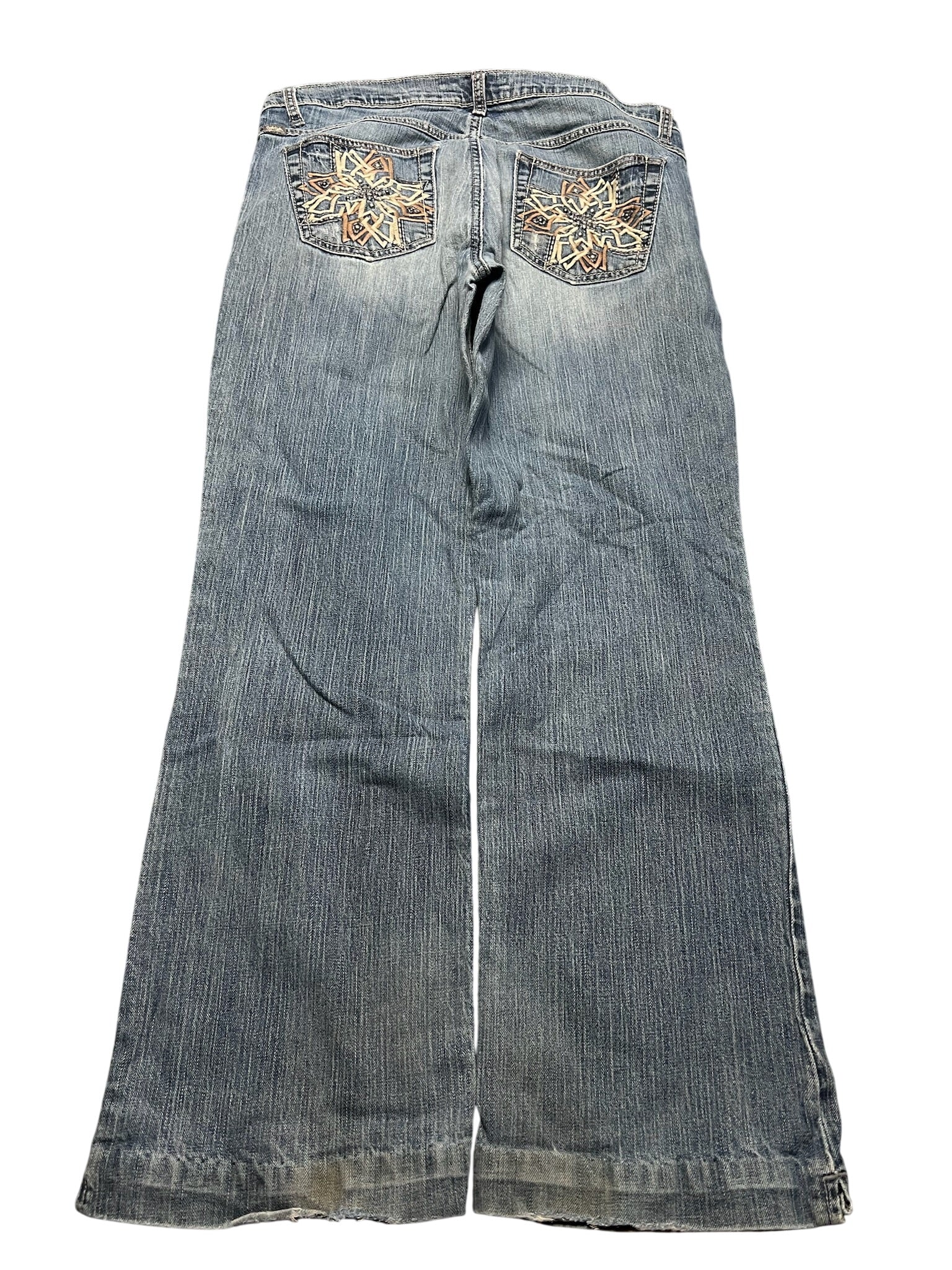 Y2K BOOTCUT WOMEN LOW WAIST JEANS (468)