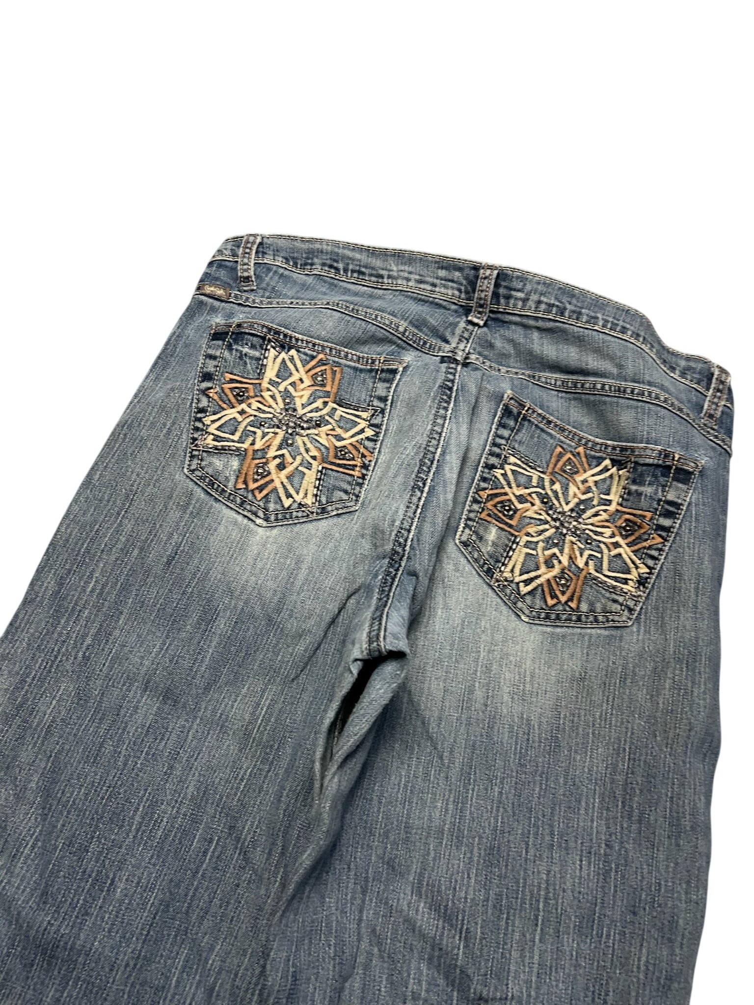 Y2K BOOTCUT WOMEN LOW WAIST JEANS (468)
