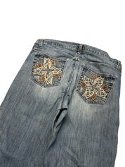 Y2K BOOTCUT WOMEN LOW WAIST JEANS (468)