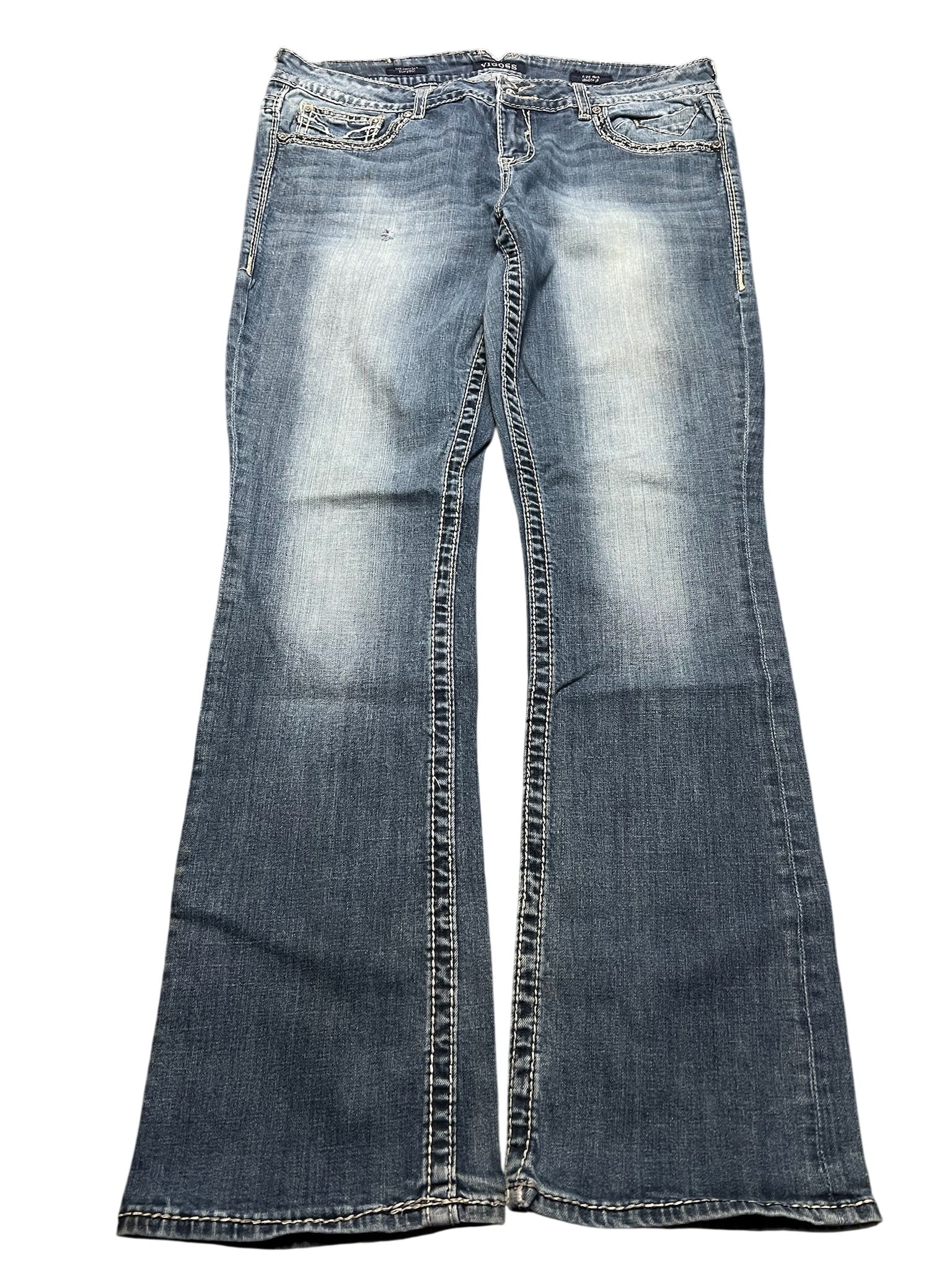 Y2K BOOTCUT WOMEN LOW WAIST JEANS (469)