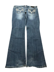 Y2K BOOTCUT WOMEN LOW WAIST JEANS (469)