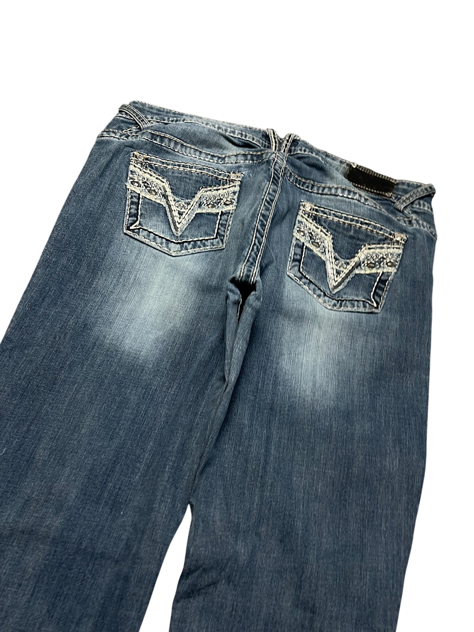 Y2K BOOTCUT WOMEN LOW WAIST JEANS (469)