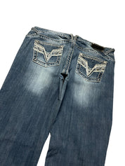 Y2K BOOTCUT WOMEN LOW WAIST JEANS (469)