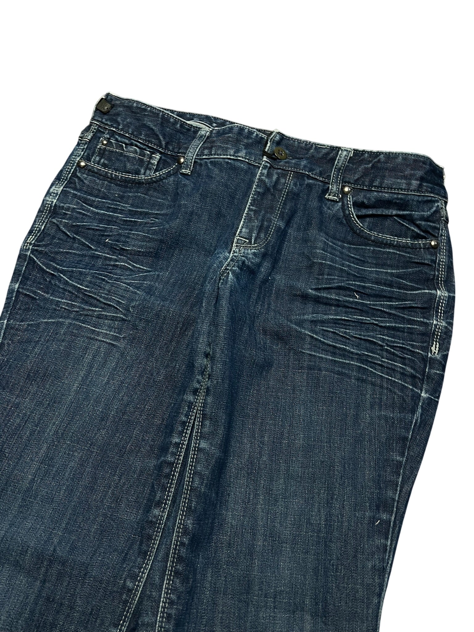 Y2K BOOTCUT WOMEN LOW WAIST JEANS (430)