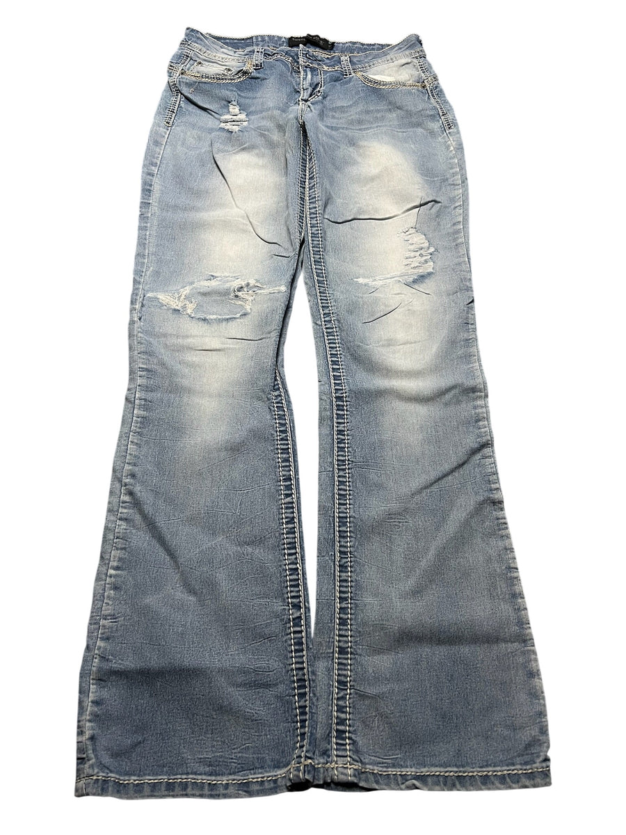 Y2K BOOTCUT WOMEN LOW WAIST JEANS (432)
