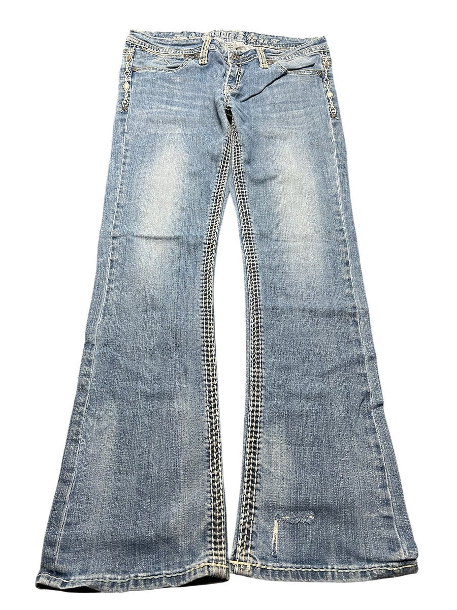 Y2K BOOTCUT WOMEN LOW WAIST JEANS (433)