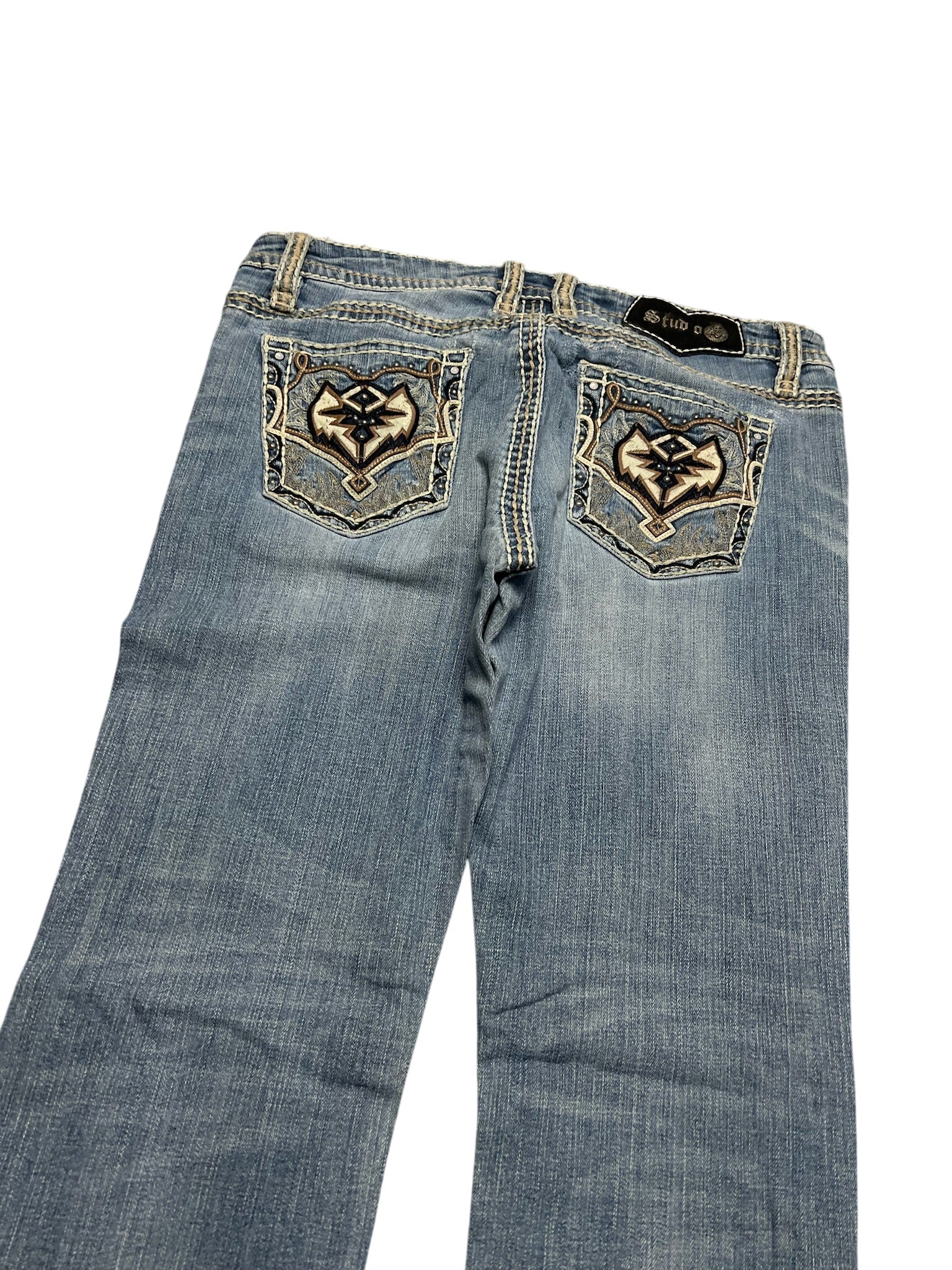 Y2K BOOTCUT WOMEN LOW WAIST JEANS (433)