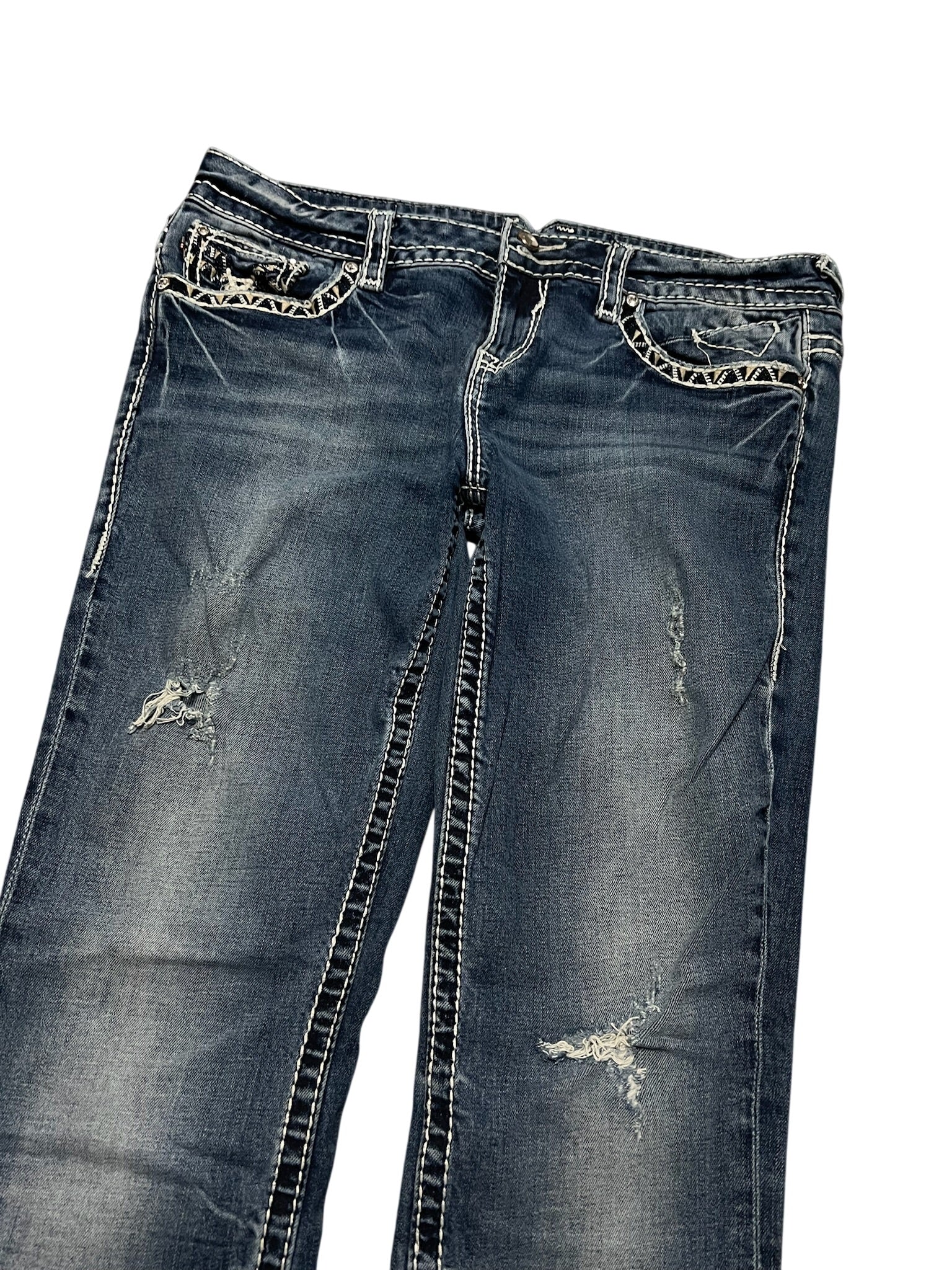 Y2K BOOTCUT WOMEN LOW WAIST JEANS (434)